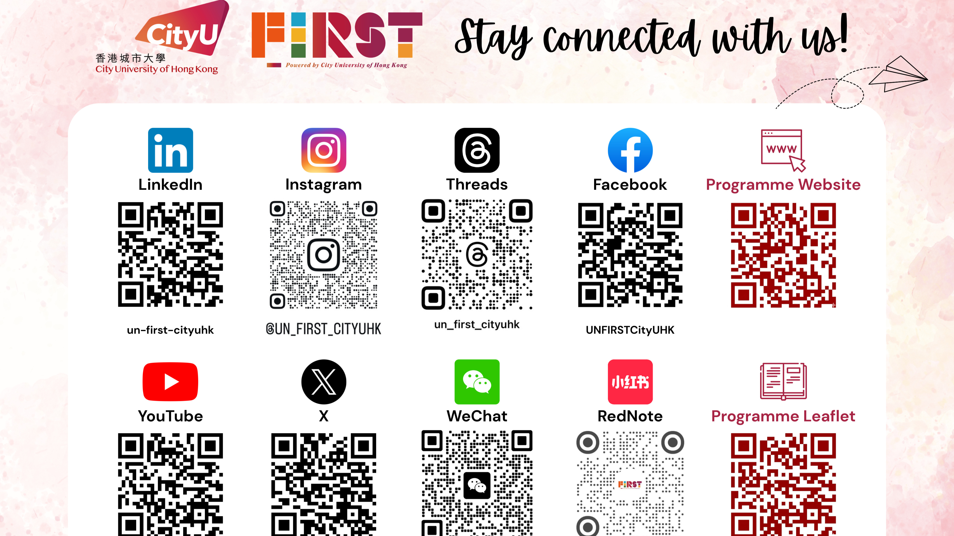 FIRST Social Media Launch