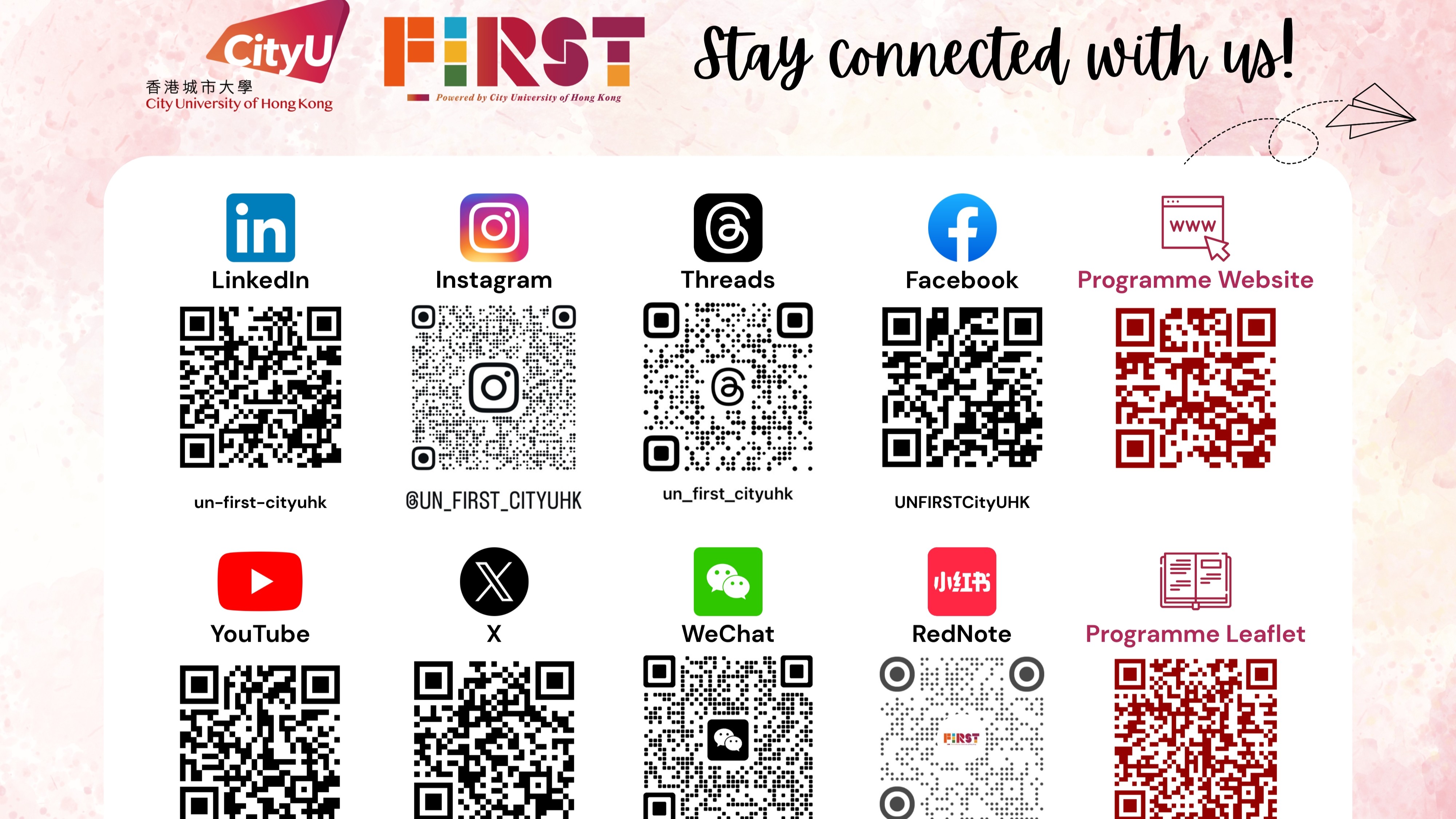 FIRST Social Media Launch